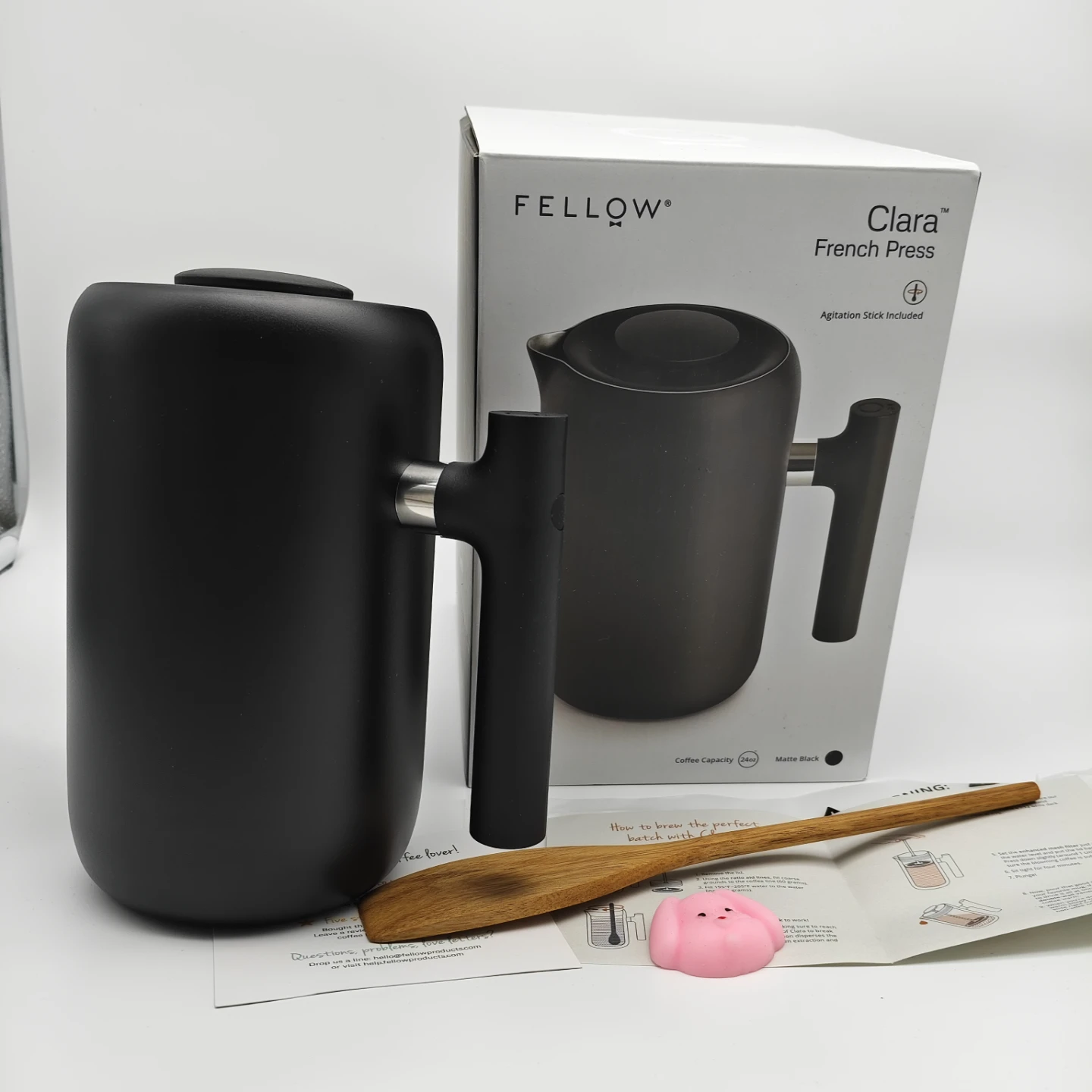 Fellow Clara French Press - Matte Black