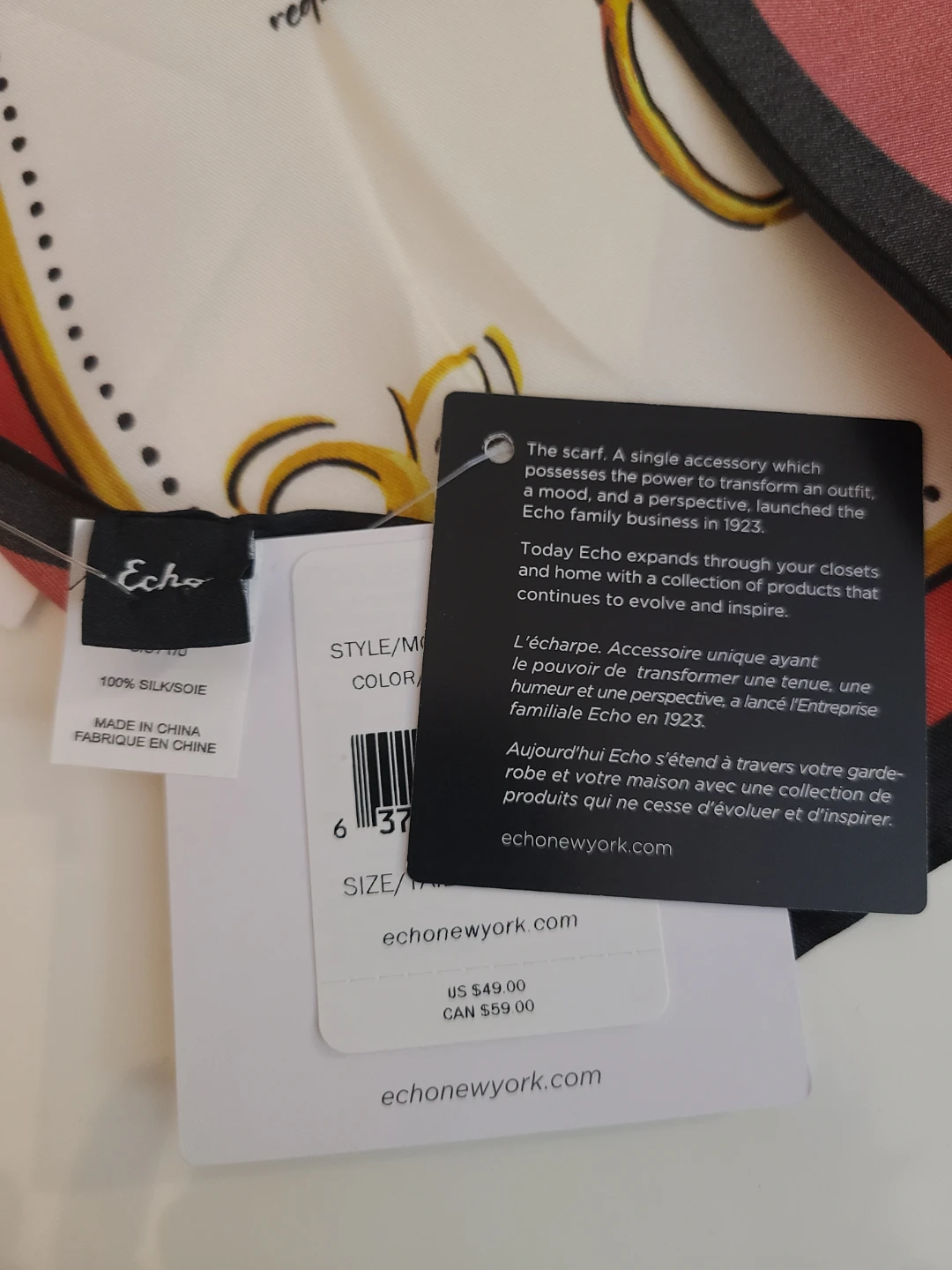 Echo Silk Scarf - photo 5