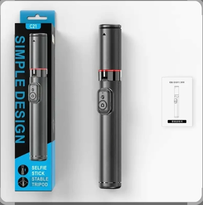 Extendable Selfie Stick Tripod with Remote - photo 3