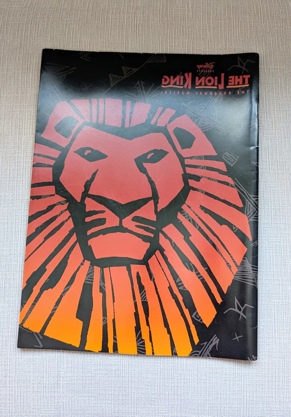 Brand New The Lion King Broadway Musical Program Book