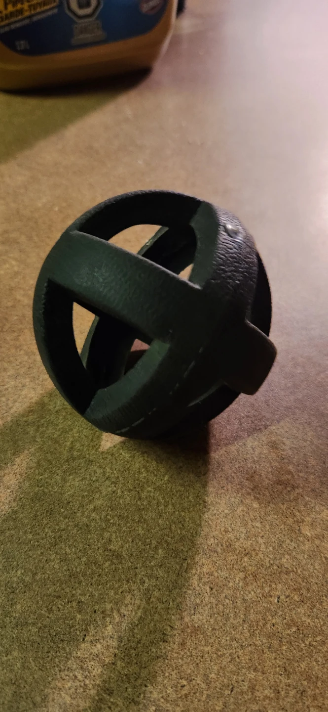 Dog toy Black decorative sphere🏆🏅