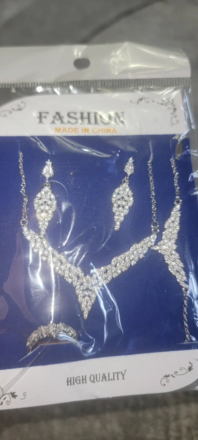 Fashion Jewelry Set - Necklace, Earrings, and Ring - photo 3