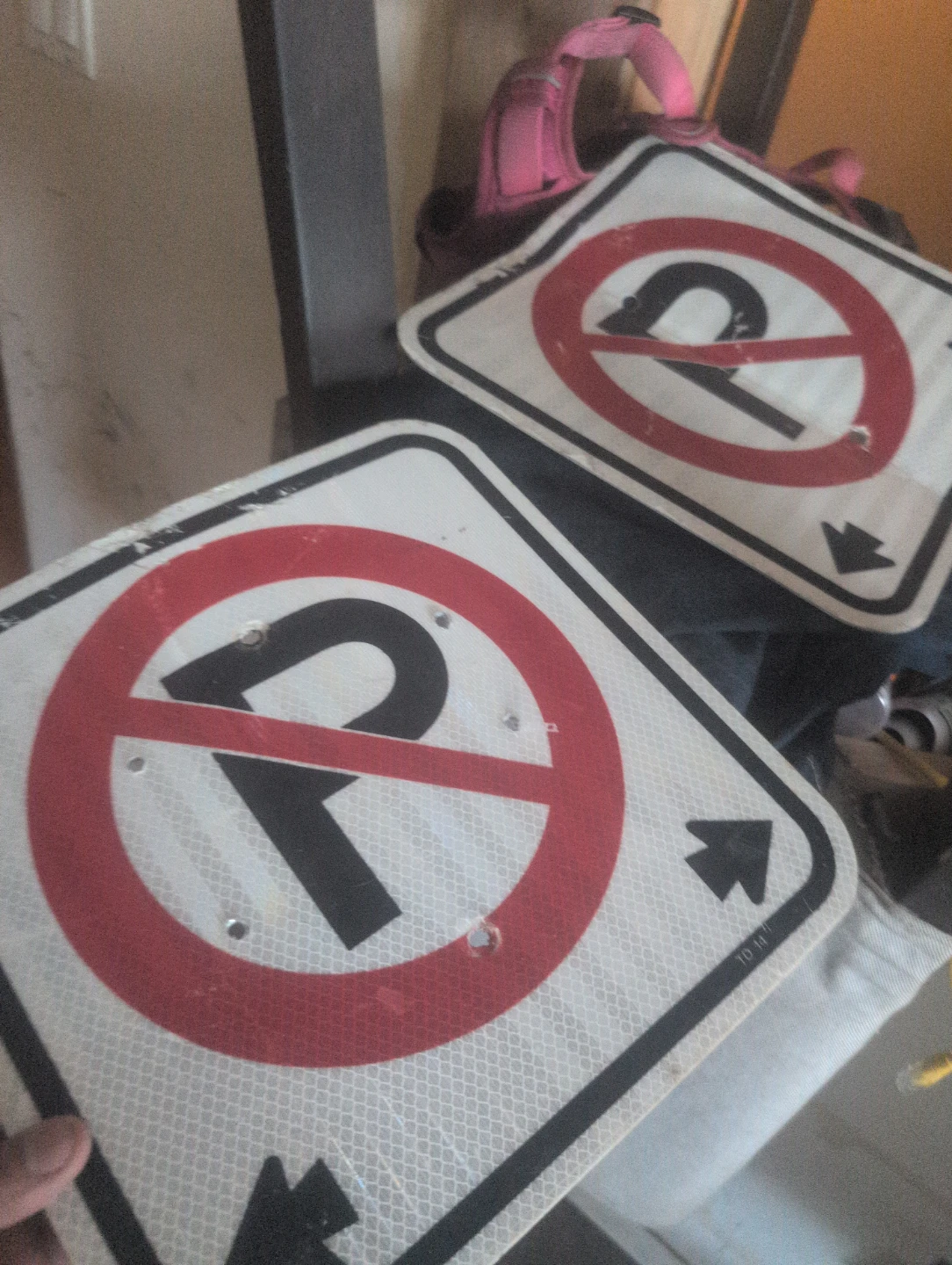 No Parking Signs (Set of 2)