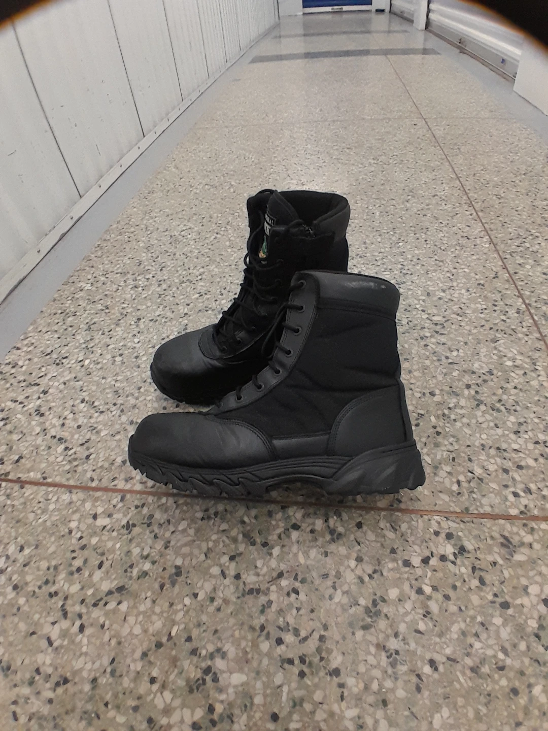 Original SW.A.T. Black Combat Safety Boots Size 12 - photo 5