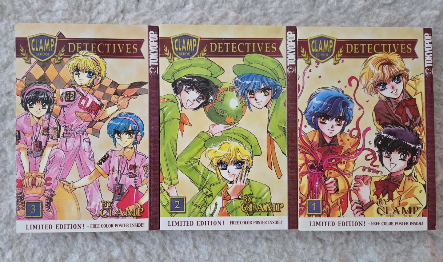 Clamp School Detectives VolumesManga 1-3