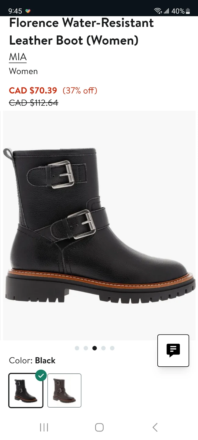 MIA Leather Boots - 8