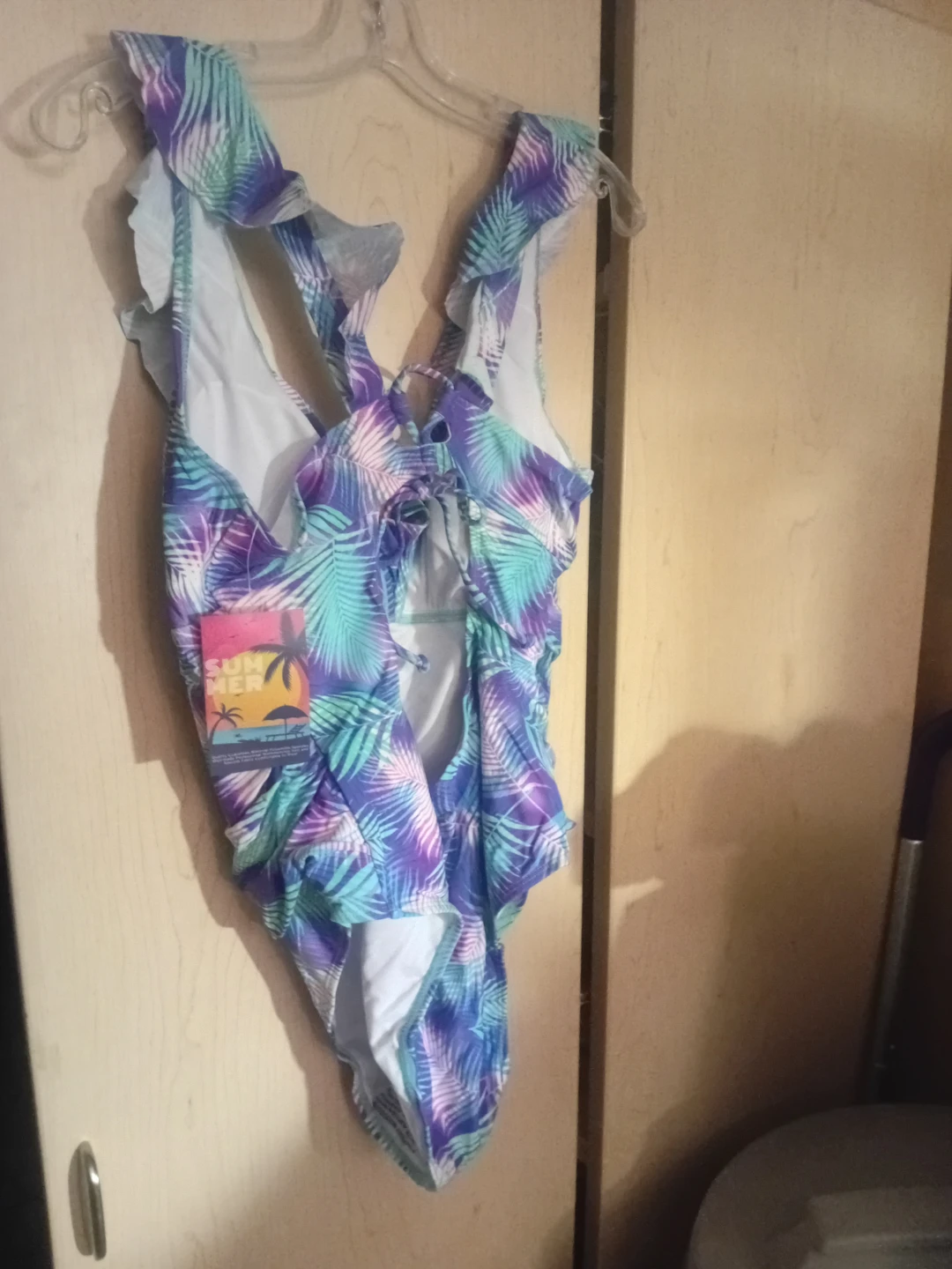 NEW!   Women's Tropical Print One-Piece Swimsuit (Size 16 & 18) - photo 2