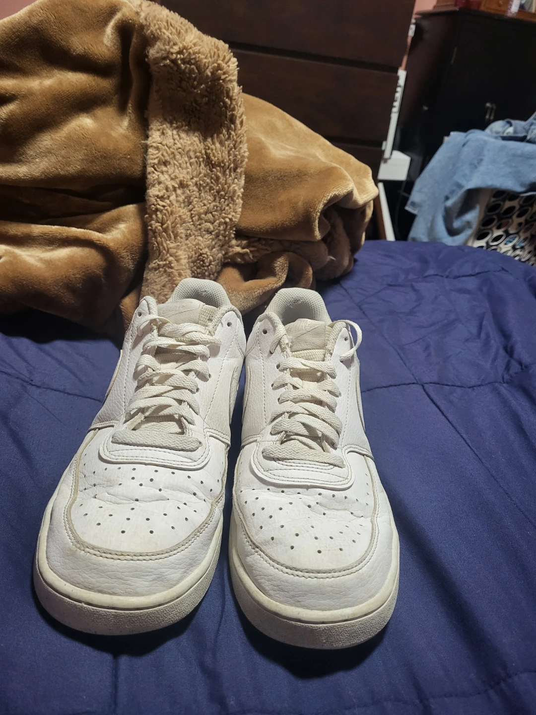 Nike White Leather Sneakers