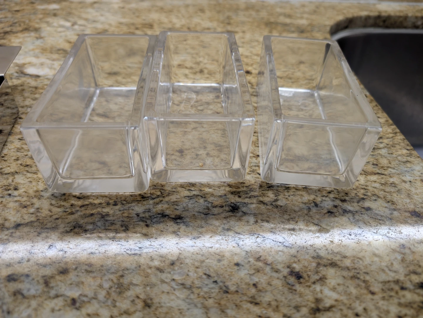 Clear Glass Trays and Wine Glasses - photo 4