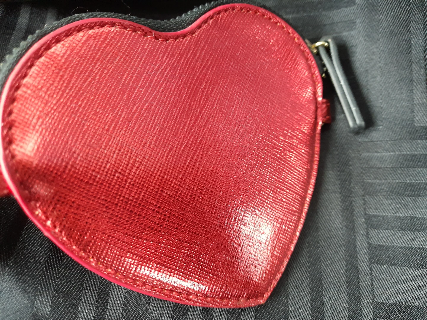 Red Heart Coin Purse