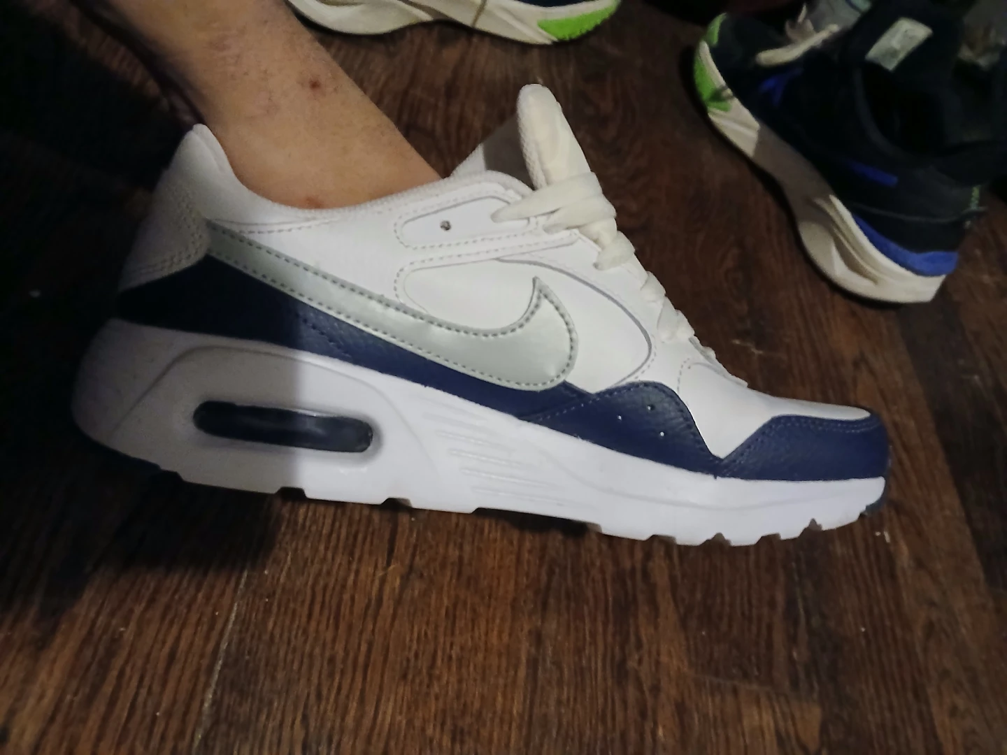 Nike Air Max Sneakers Blue White - photo 2