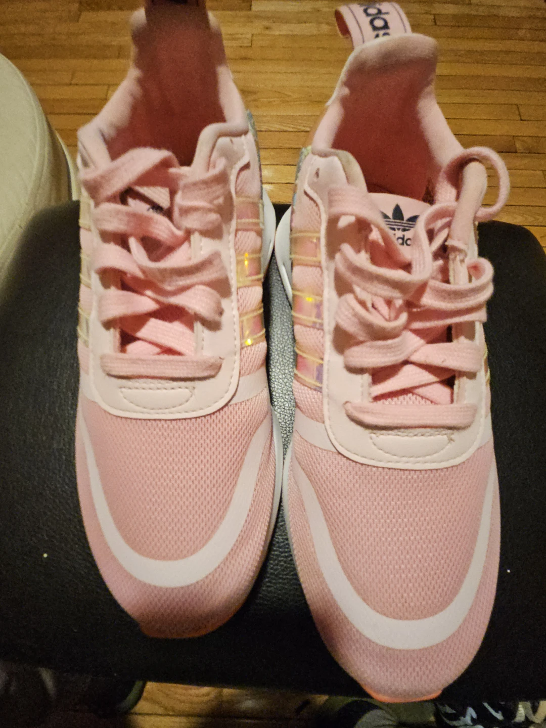 Adidas Pink Lace-Up Sneakers - photo 4
