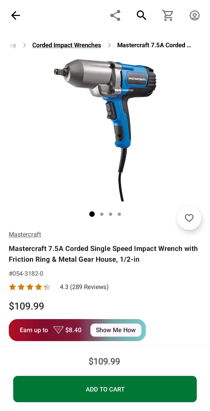 New in box 7.5 amp impact wrench - photo 3