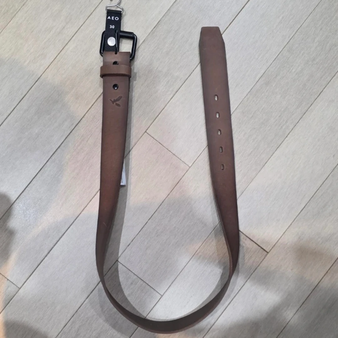 American Eagle Genuine Leather Belt - Brown - Size 30