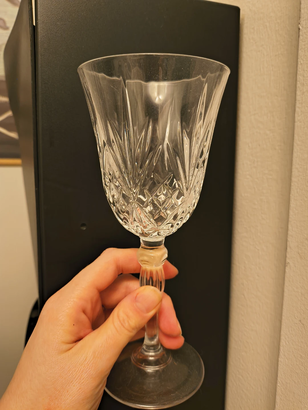 Set of 2 Crystal Wine Glasses - photo 2