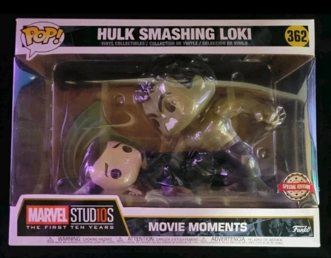 Funko Pop! Marvel Hulk Smashing Loki Movie Moments #362 - photo 3