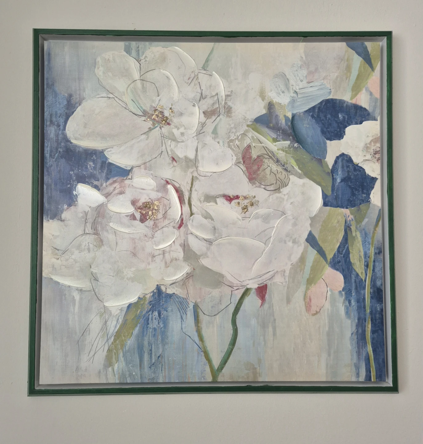Framed Floral Painting