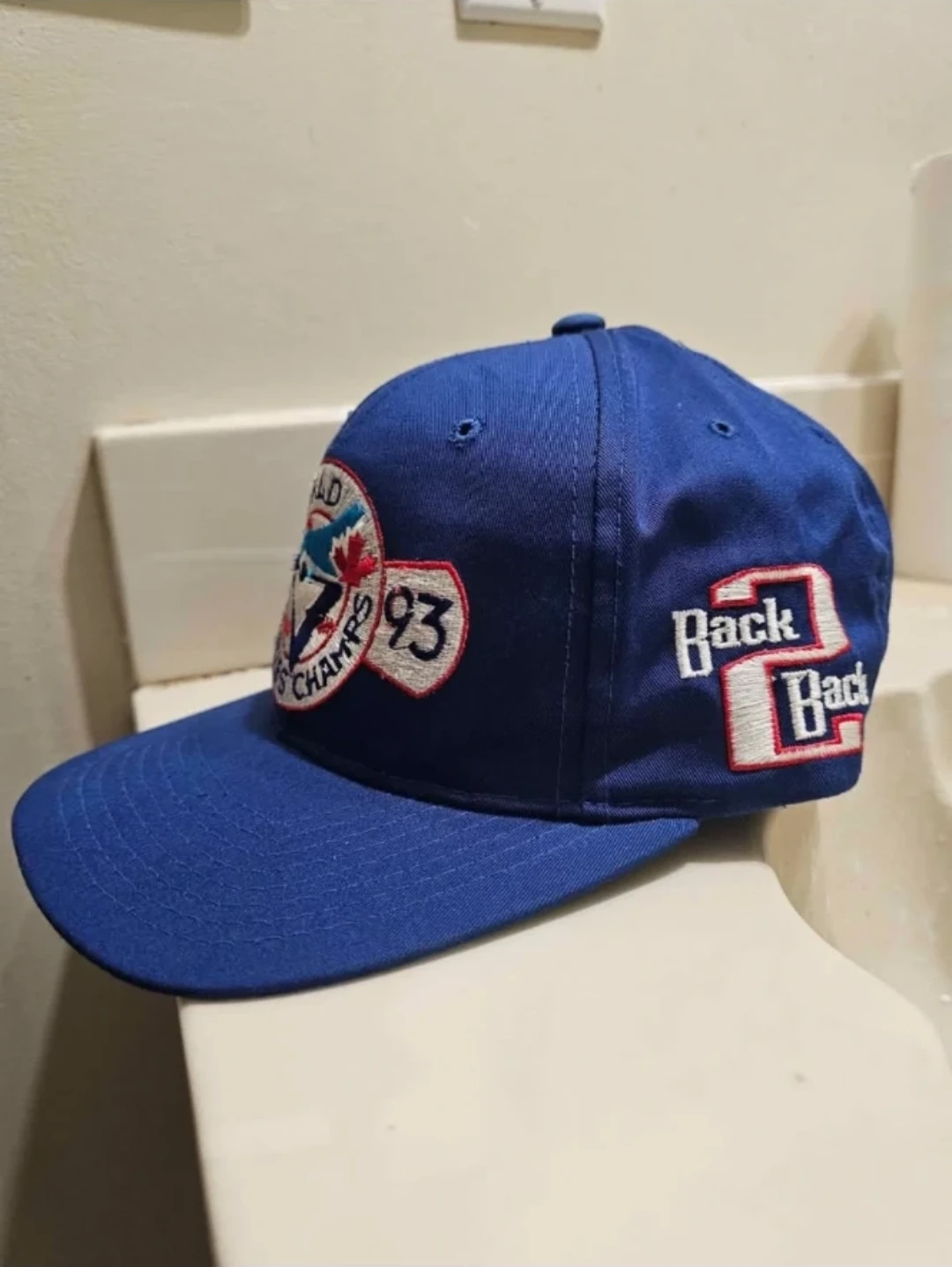 Vintage Blue Jays 1992-1993 World Series Champions Snapback Hat - photo 2