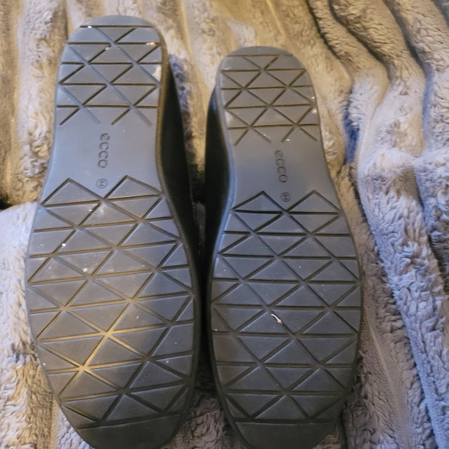 ECCO Men's Black Leather Loafers Size 44 - photo 4