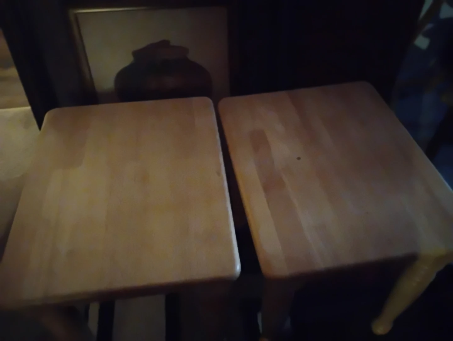 Set of 2 Wooden Side Tables - photo 2