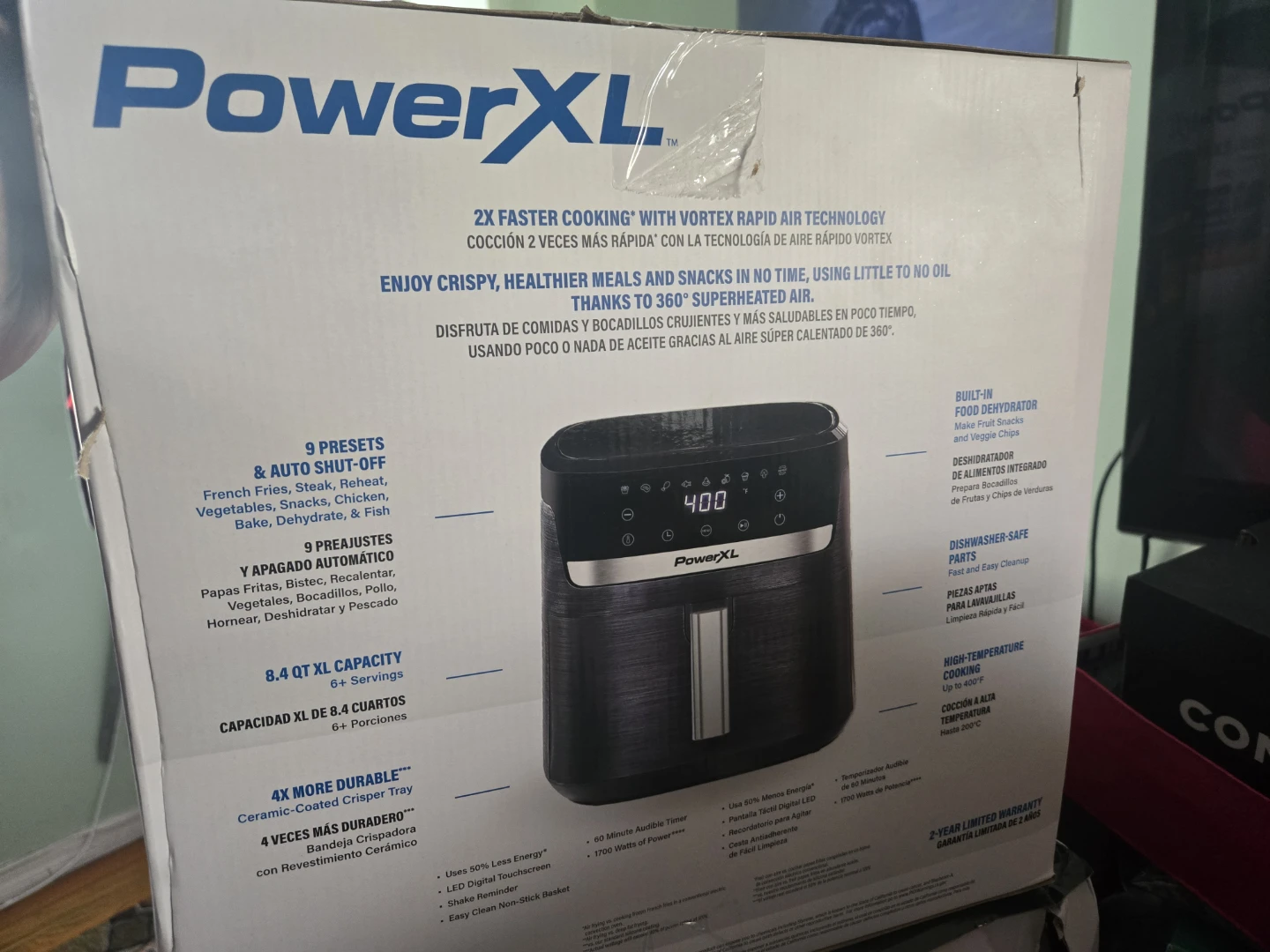 PowerXL Vortex Pro Air Fryer - 8.4 Qt - photo 2