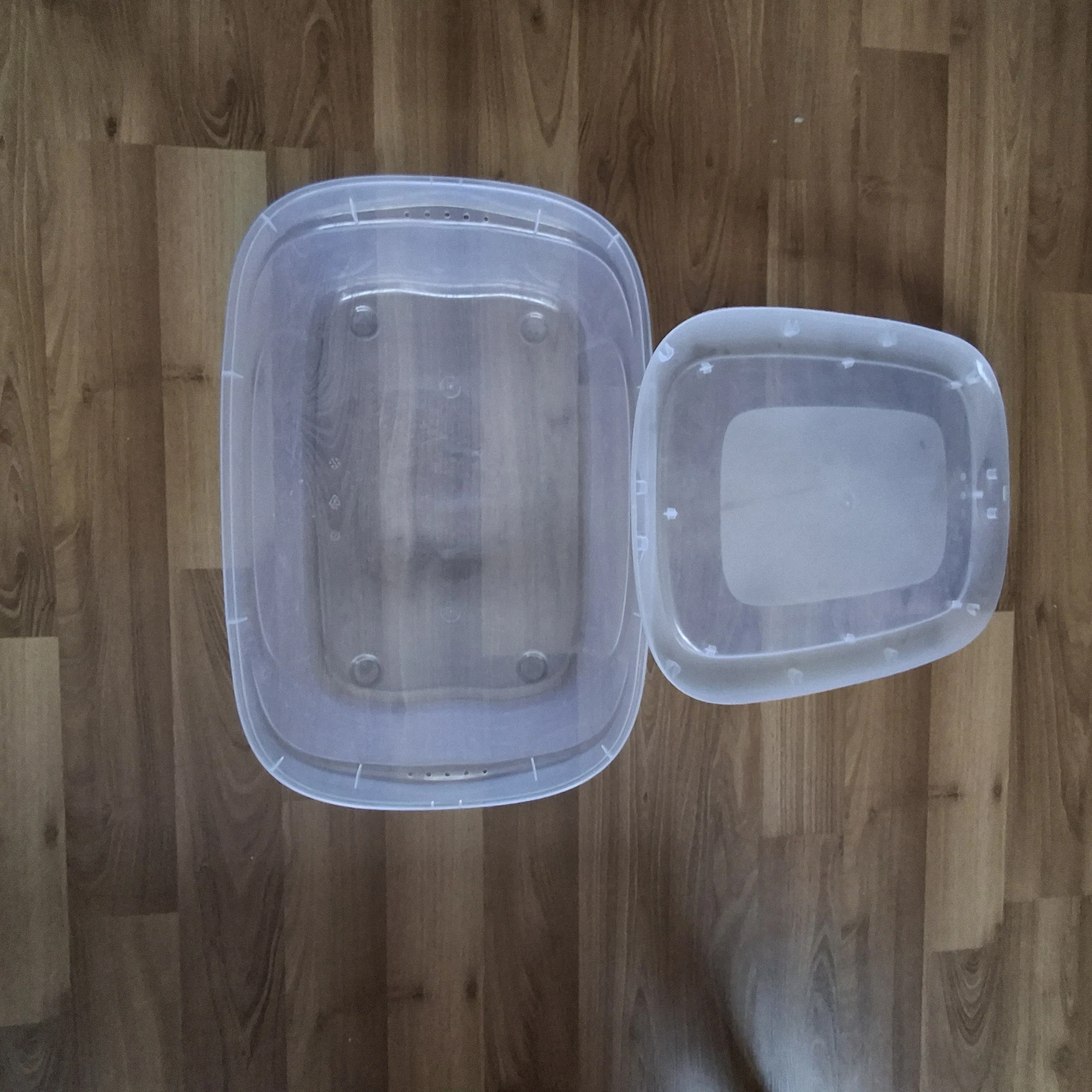 Clear Plastic Storage Container with Lid - photo 4