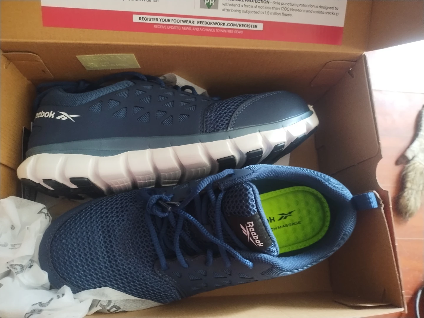 BNIB Reebok Sublite cushion (certified)  Work /Athletic Shoes