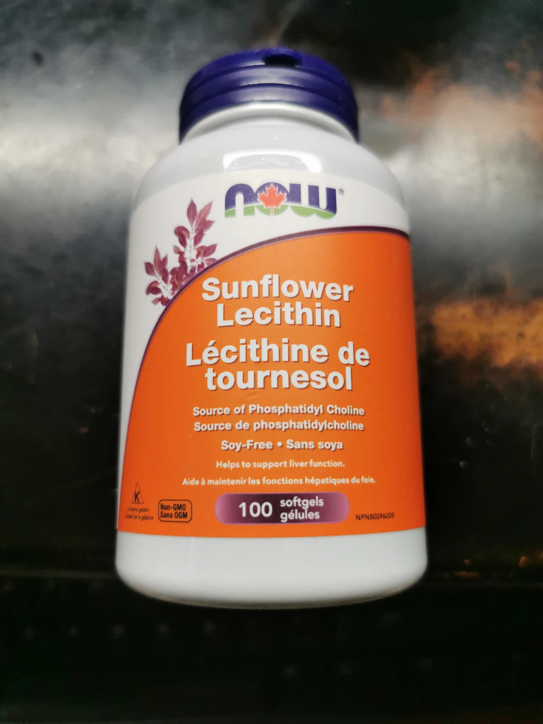 NOW Sunflower Lecithin Softgels - 100 Count