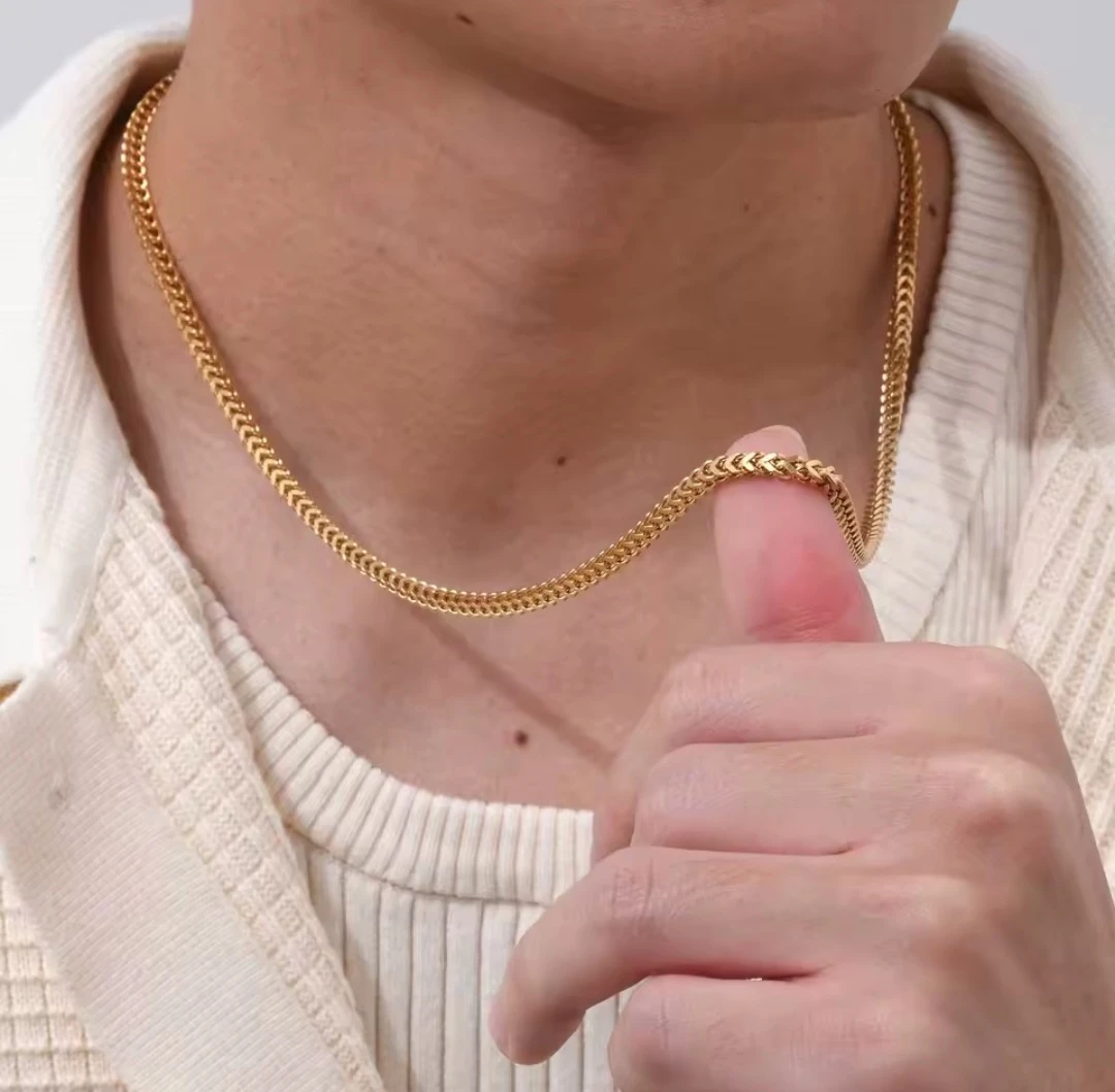 Gold Franco Chain Necklace