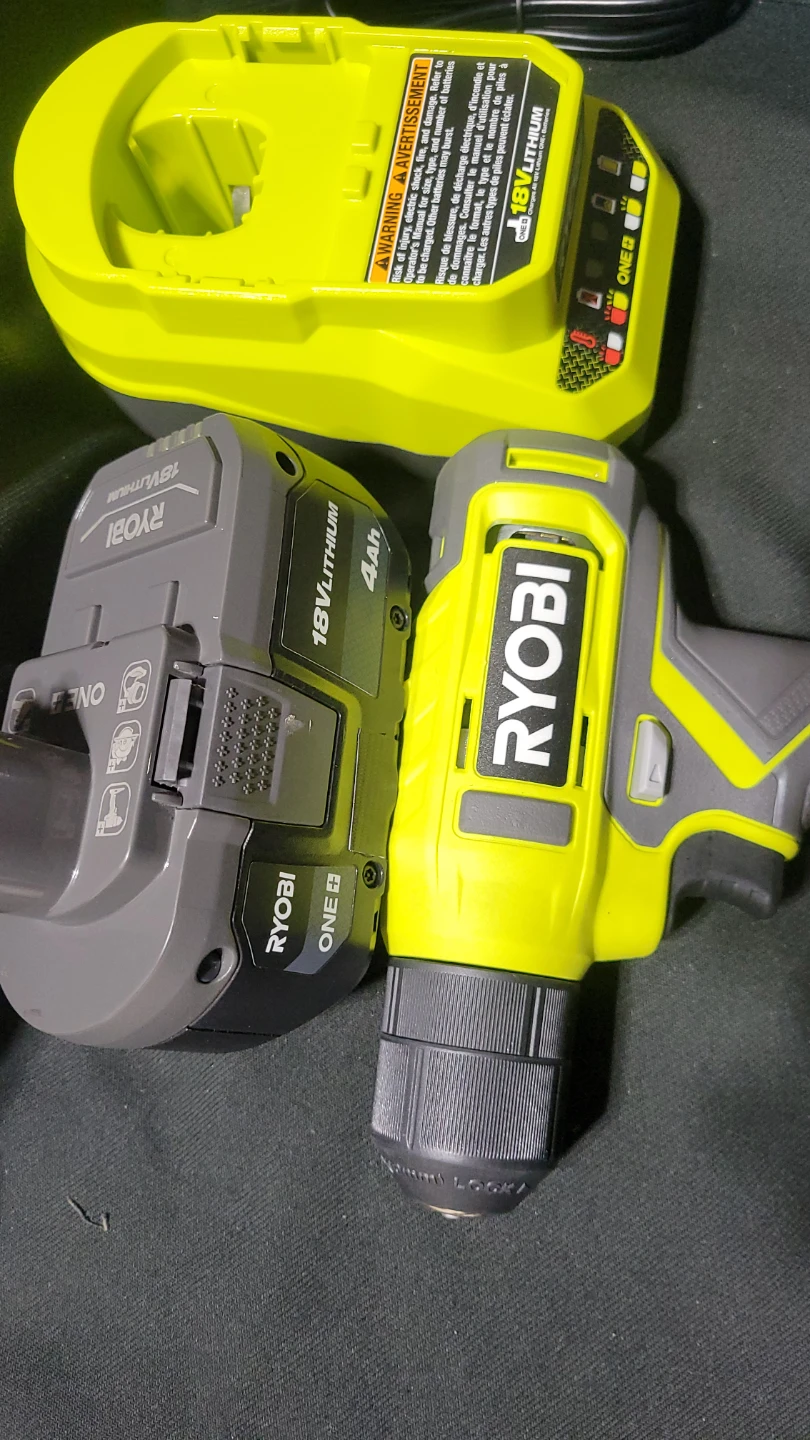 Ryobi ONE+ Cordless Drill with 4.0Ah Battery and Charger