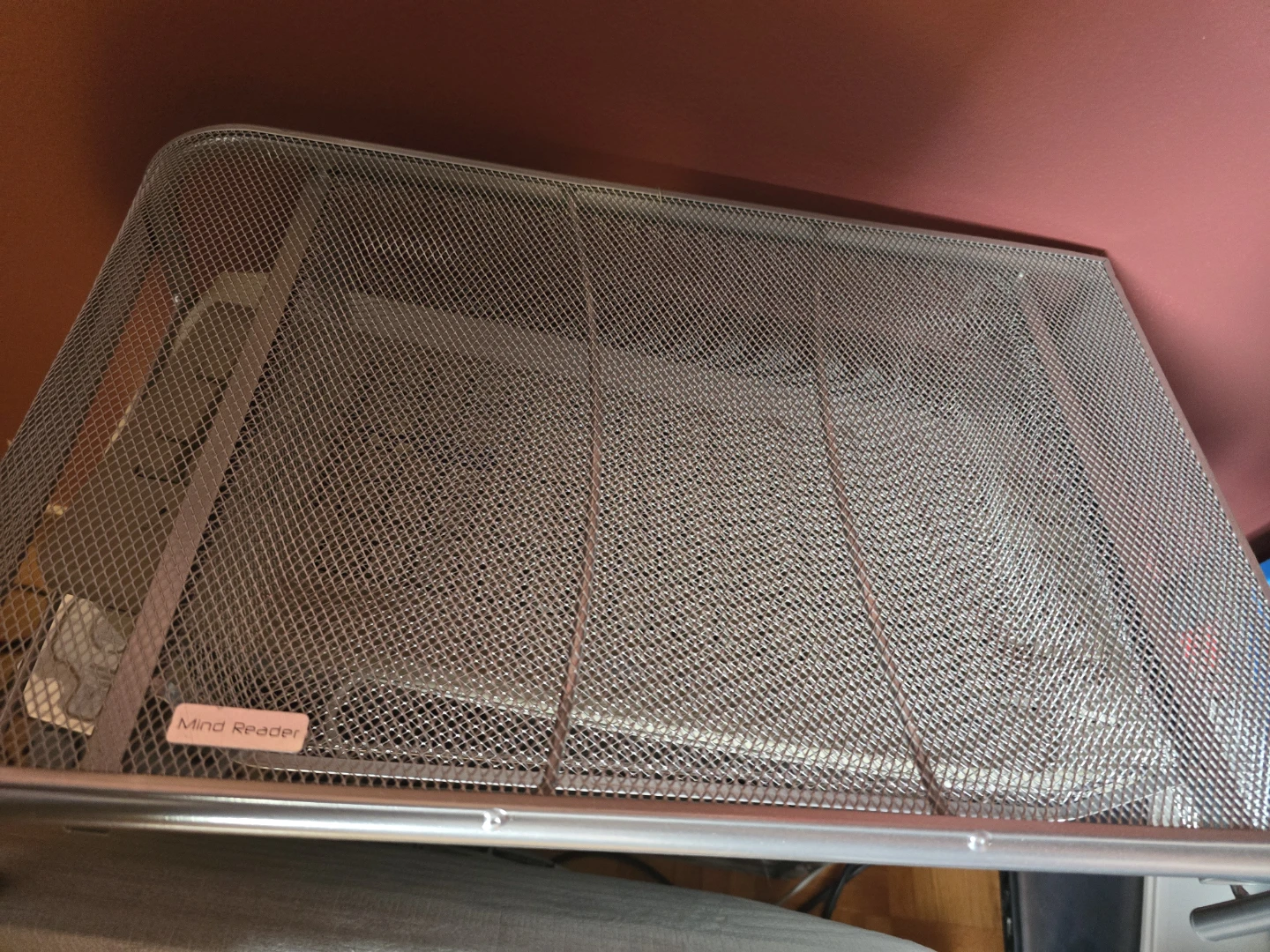 Mind Reader Mesh Desk Organizer Shelf 🏆