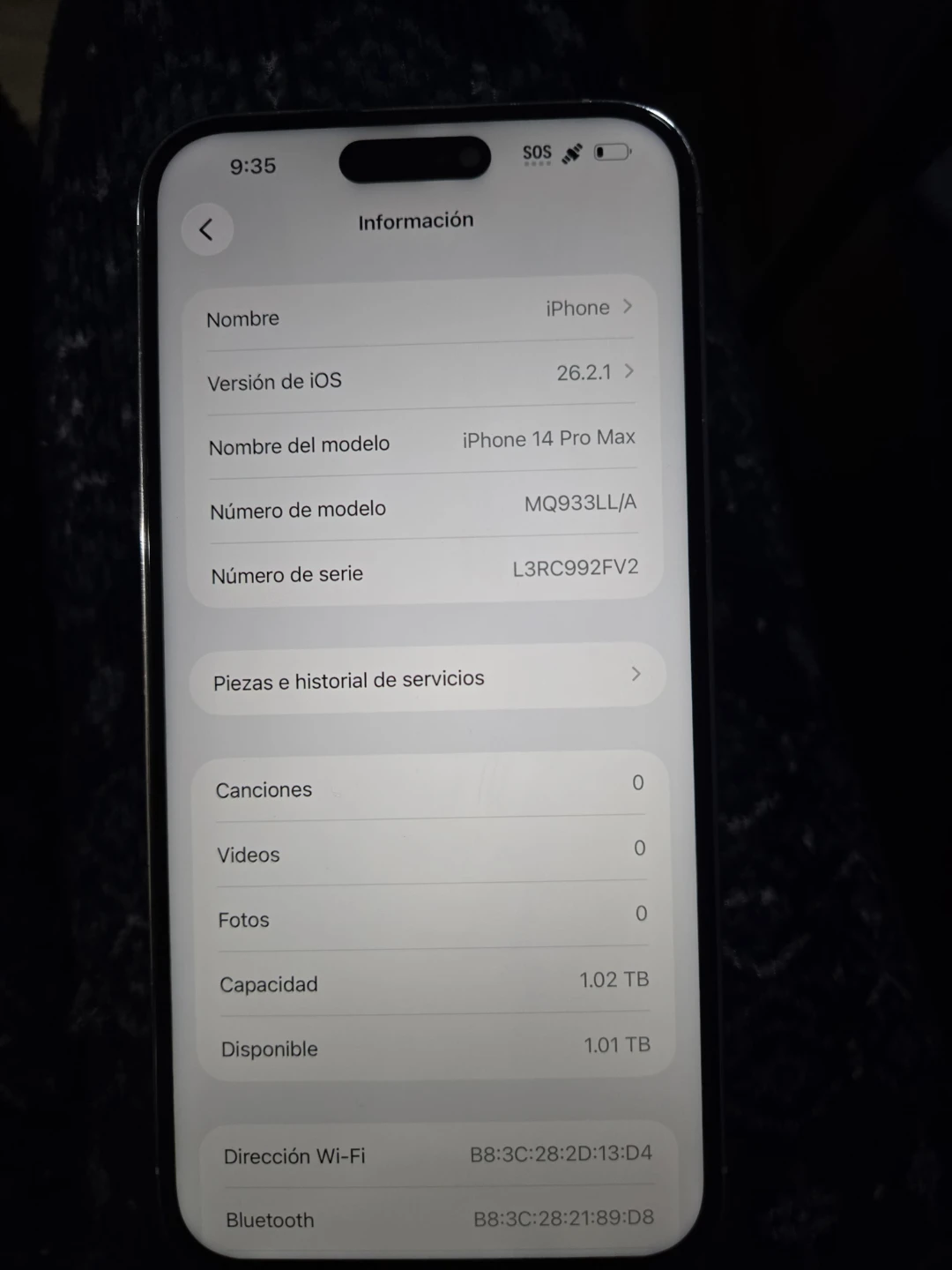 Apple iPhone 14 Pro Max 1.02 TB - Silver - photo 4