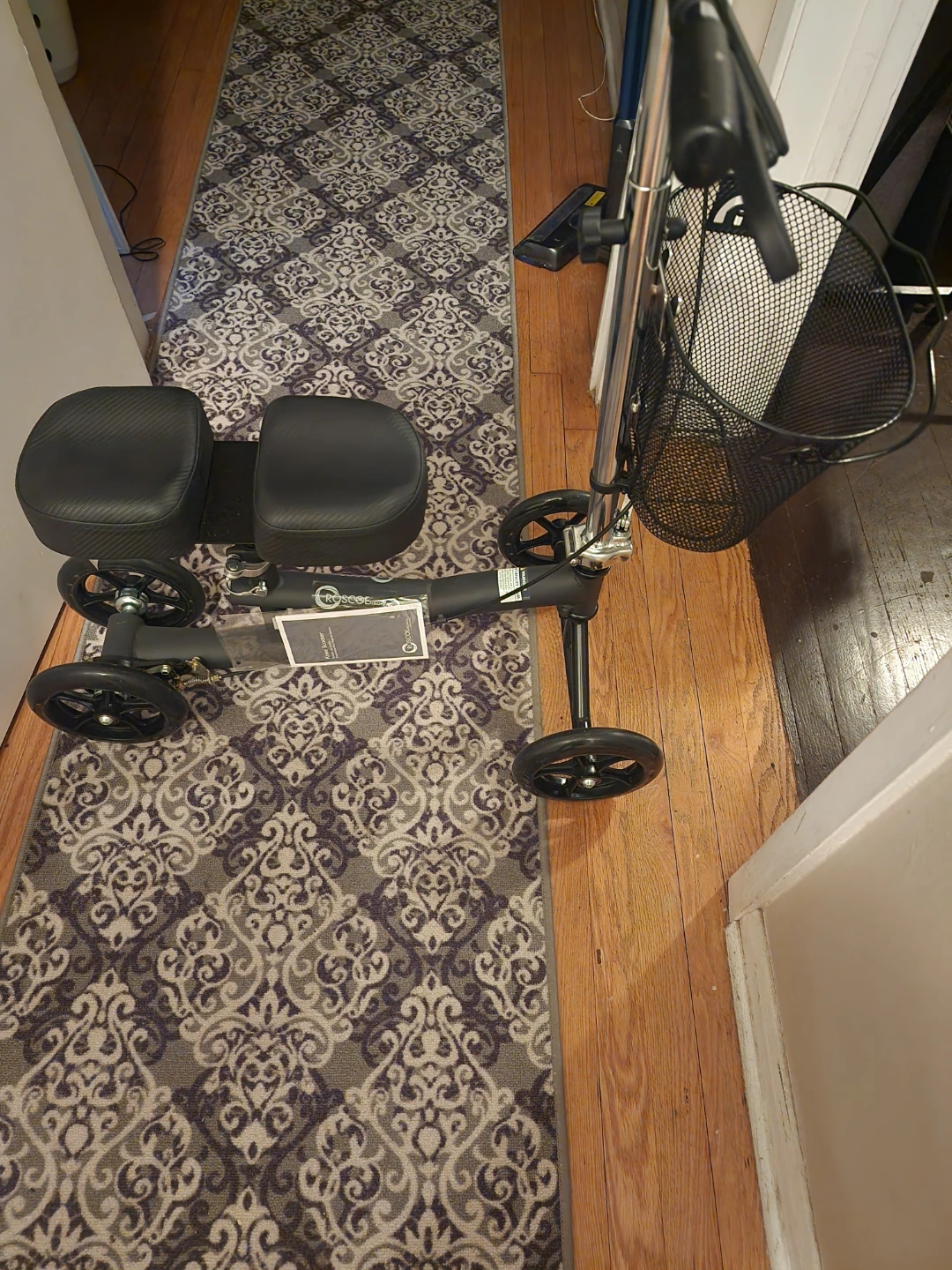 Roscoe All-Terrain Knee Scooter with Basket - photo 2