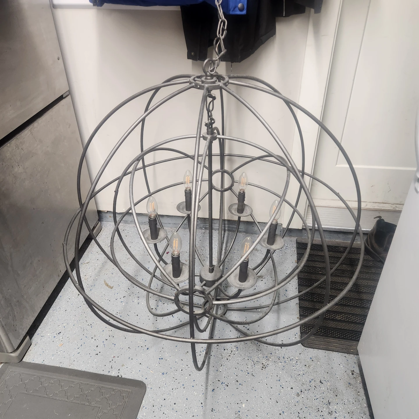 3ft diameter Modern Orb Chandelier - photo 3