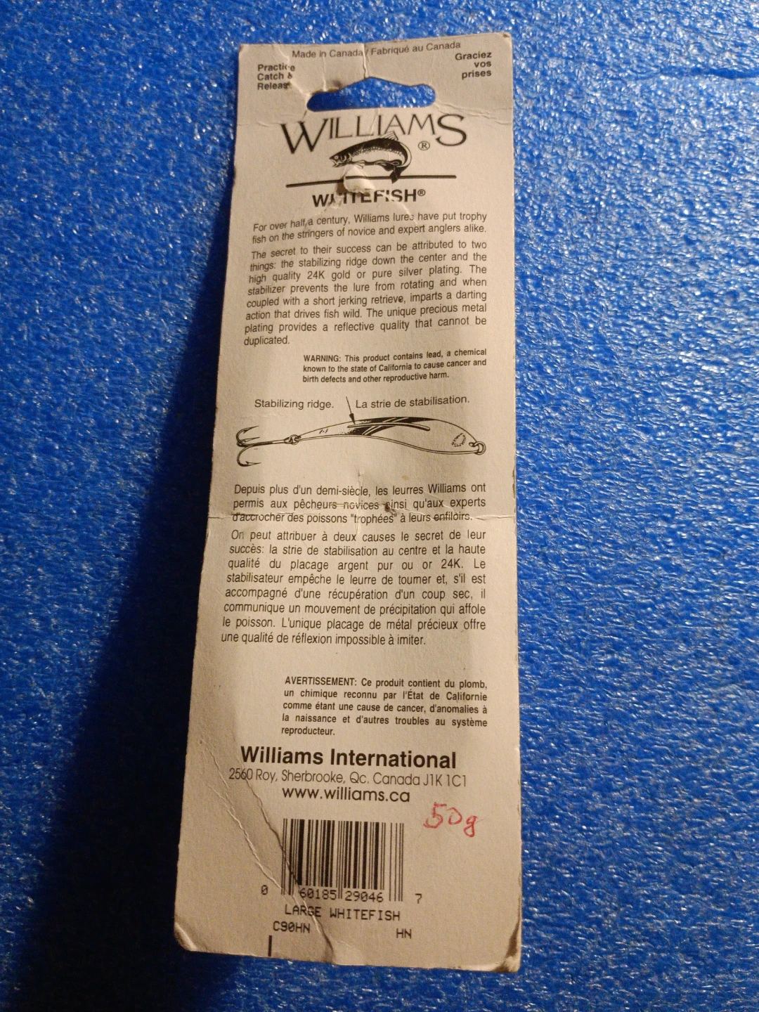 Williams Wabler Fishing Lure - Gold/Pearl - photo 2