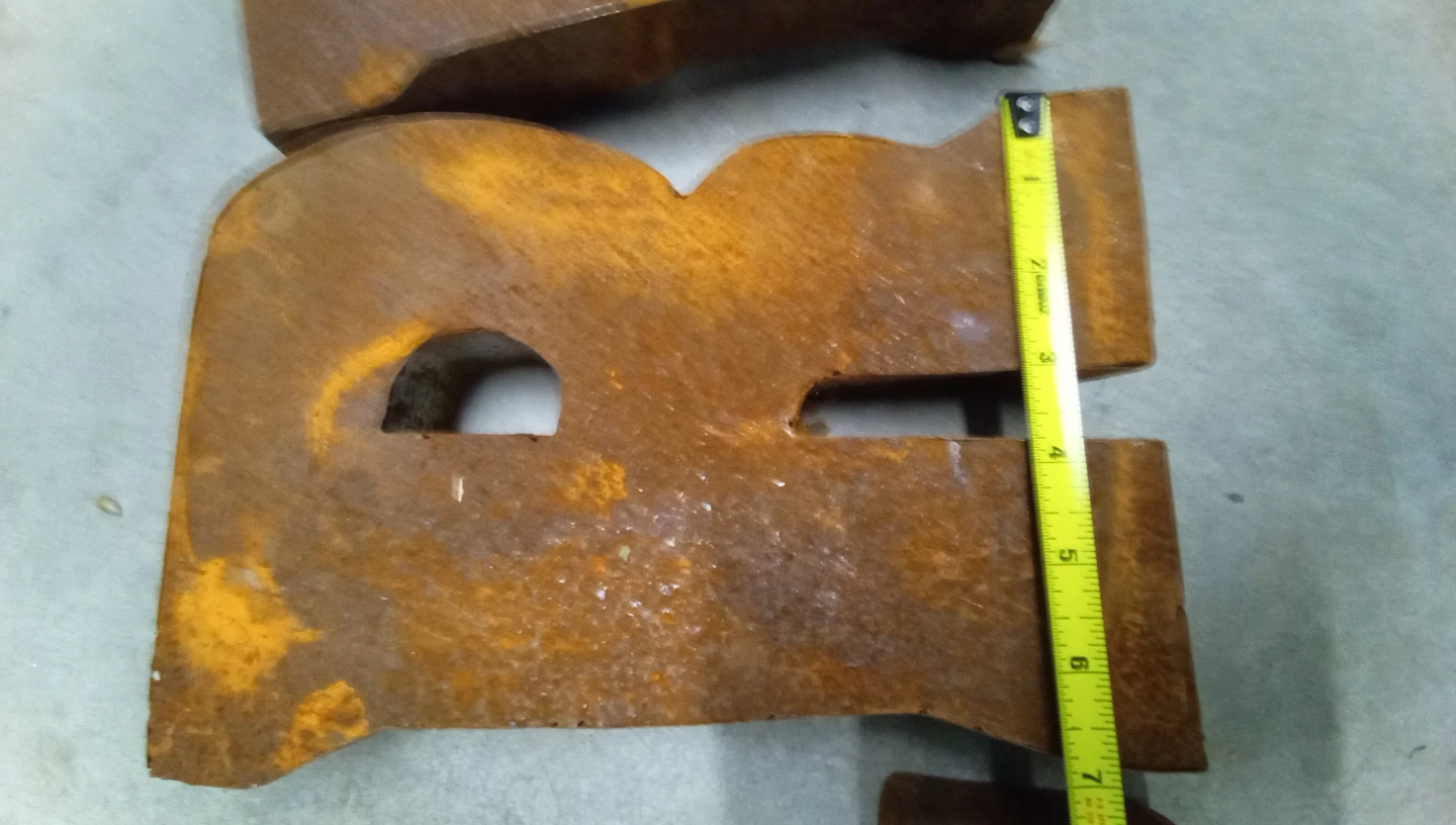 7 RUSTY Metal Letters for Decor - photo 2