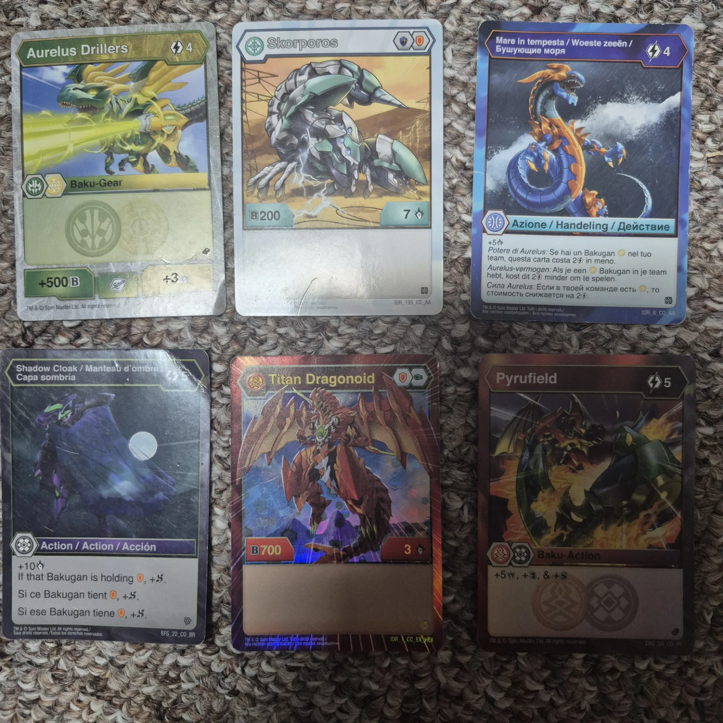 Bakugan Toys and Cards Assortment
