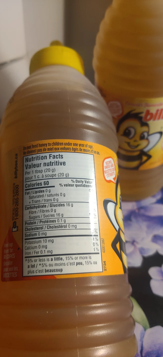 Billy Bee Pure Natural Honey - 1 kg x 2 - photo 3