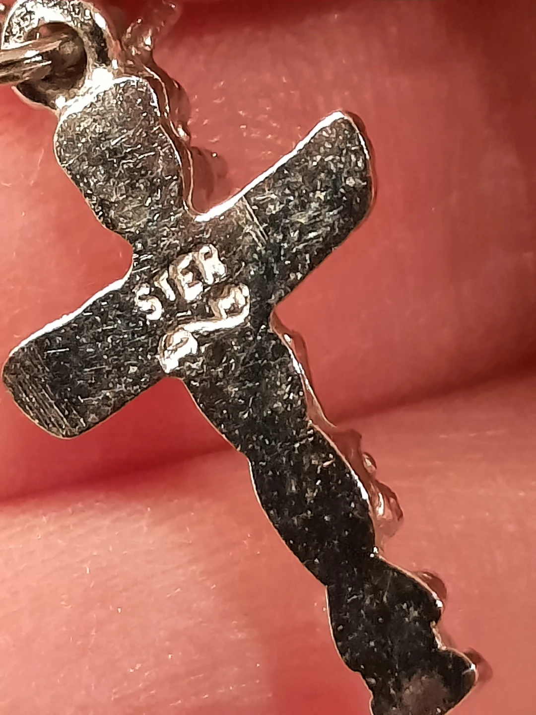 Sterling Silver Bracelets with Cross Charm and Rings - photo 5