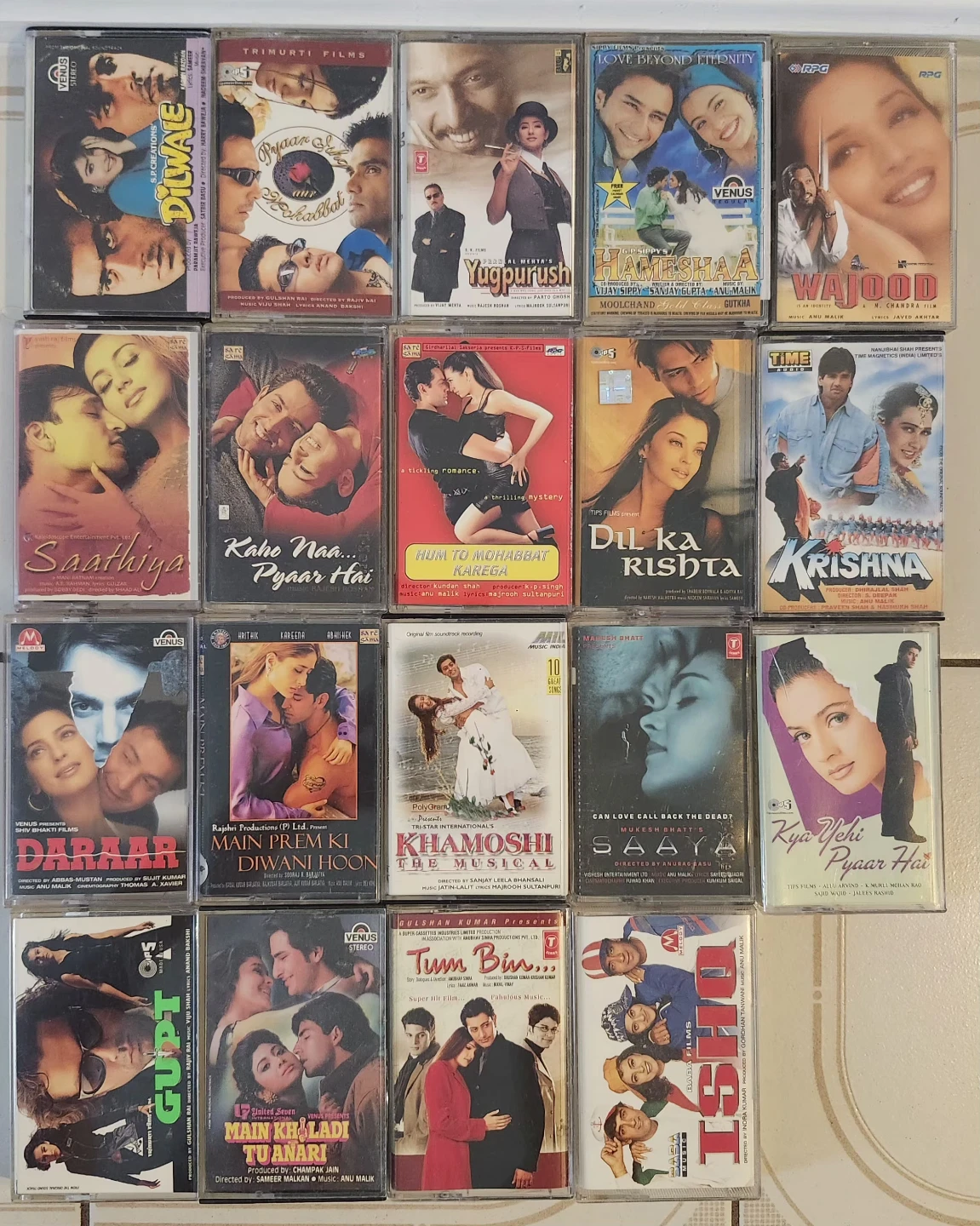 Assorted Bollywood Movie Cassette Tapes - photo 2