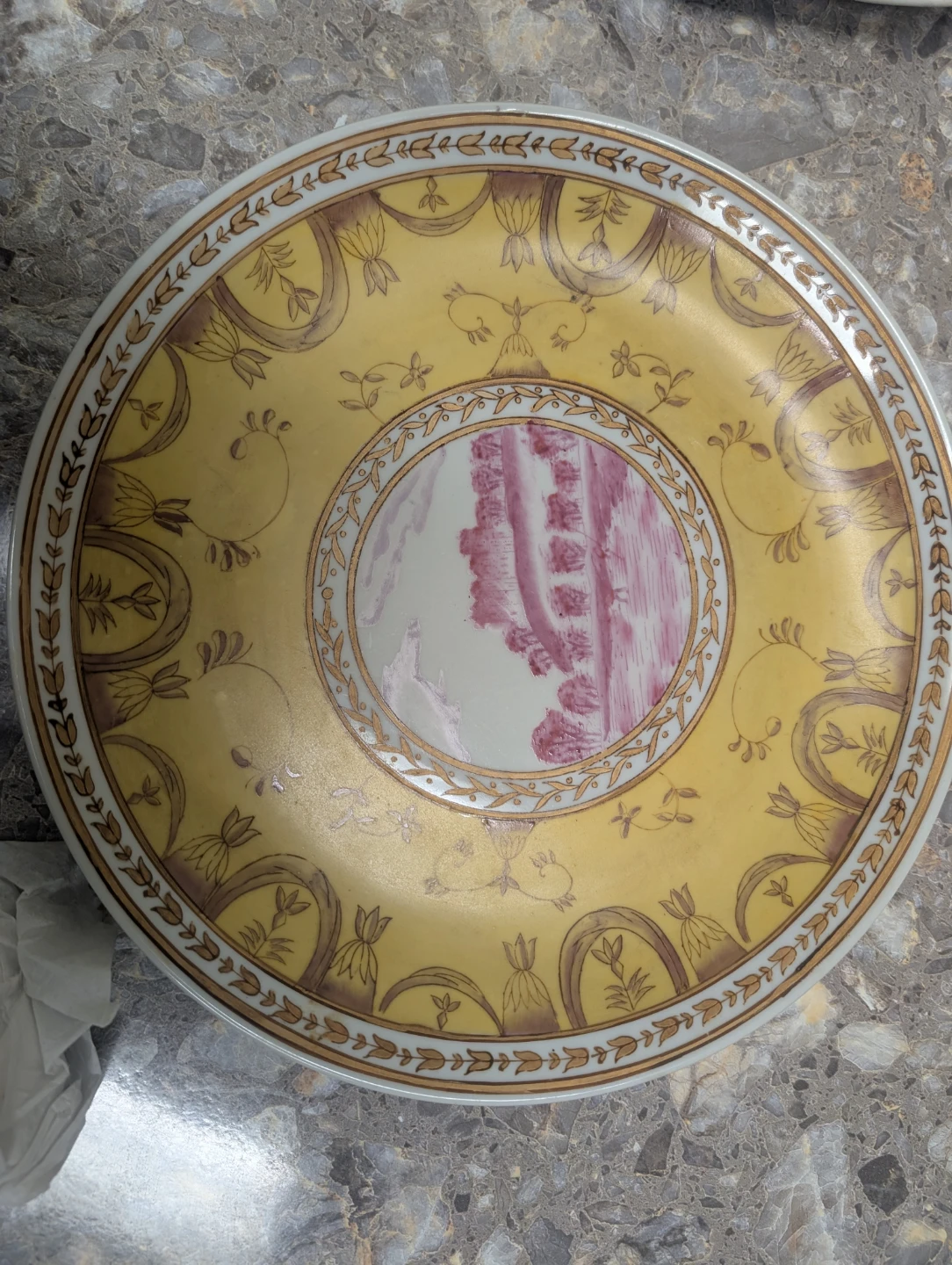 Decorative Ceramic Plate with Landscape Scene - photo 3