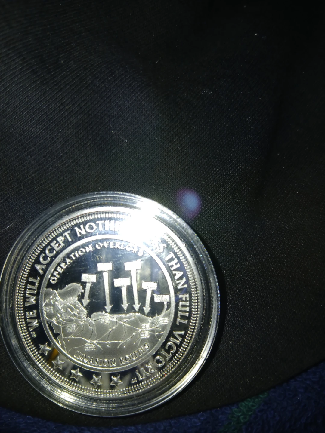 D-Day Normandy World War II Commemorative Coin - photo 2