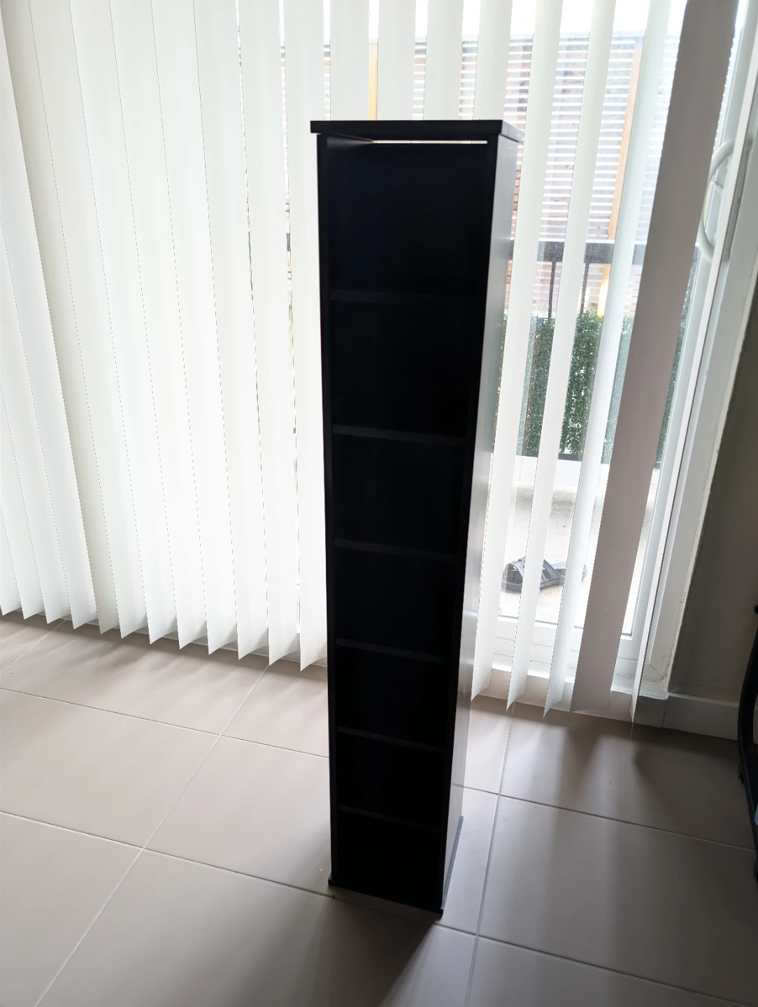 Black Tall Shelf Unit - photo 4