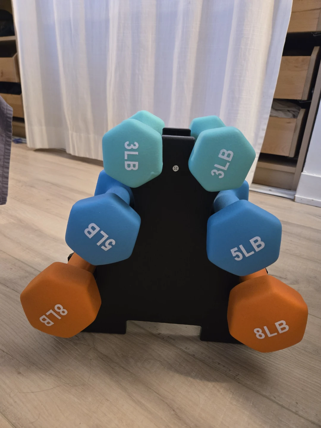 Dumbbell Set with Rack 🏆