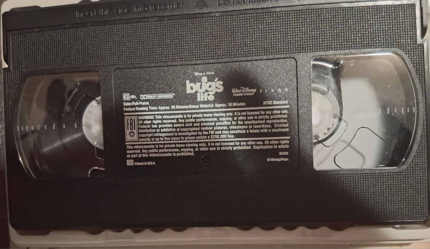 A Bug's Life VHS