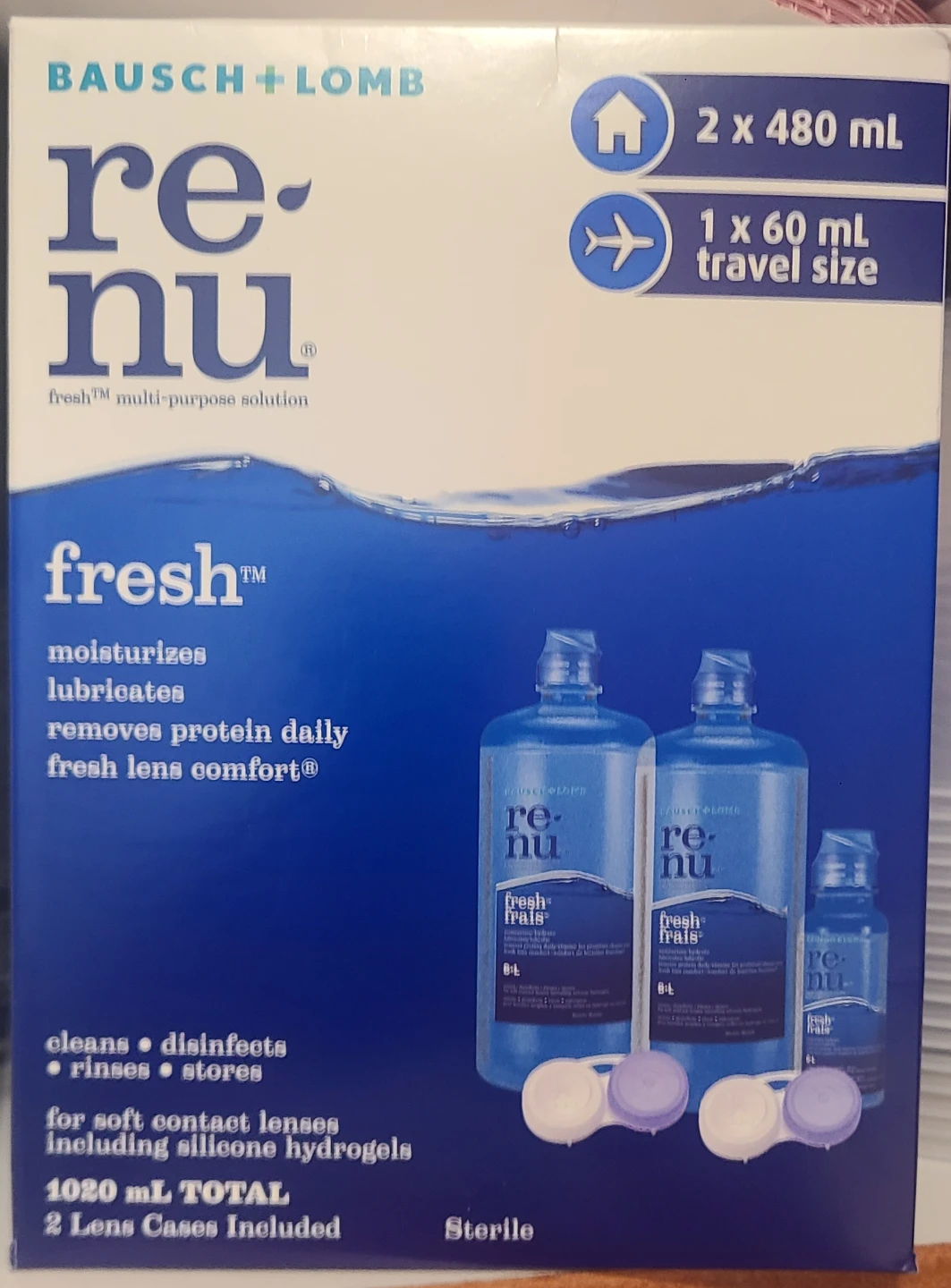 Bausch + Lomb renu fresh Multi-Purpose Solution... - photo 2