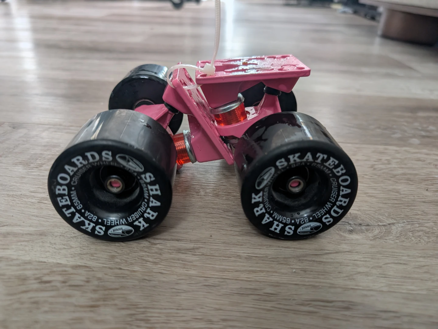 Pink Shark Cruiser Skateboard Wheels