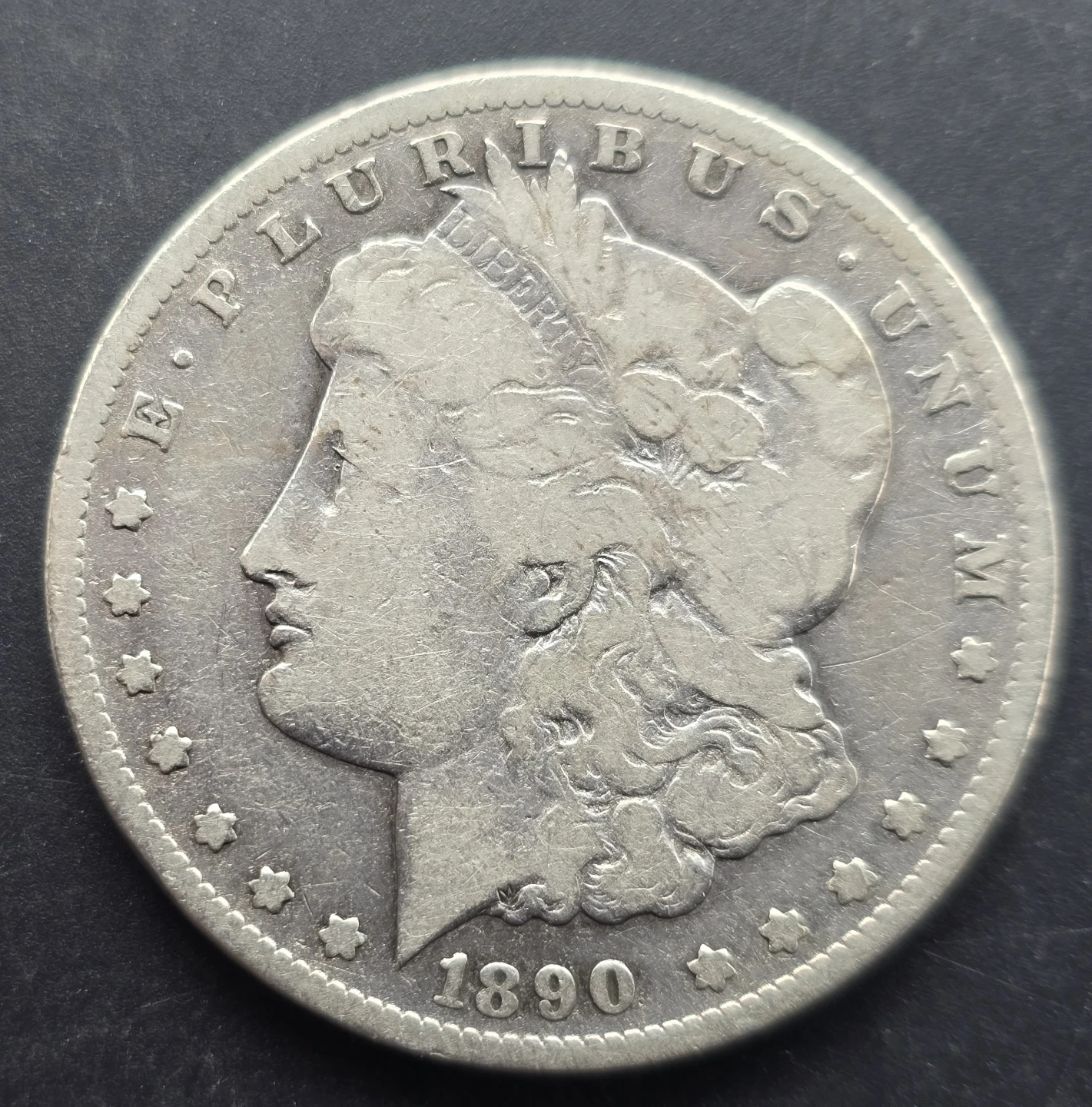 1890-CC Carson City Morgan 90% Silver $$ Very Fine Details!!