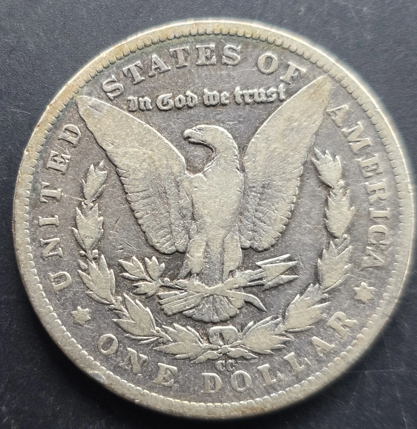 1890-CC Carson City Morgan 90% Silver $$ Very Fine Details!! - photo 3