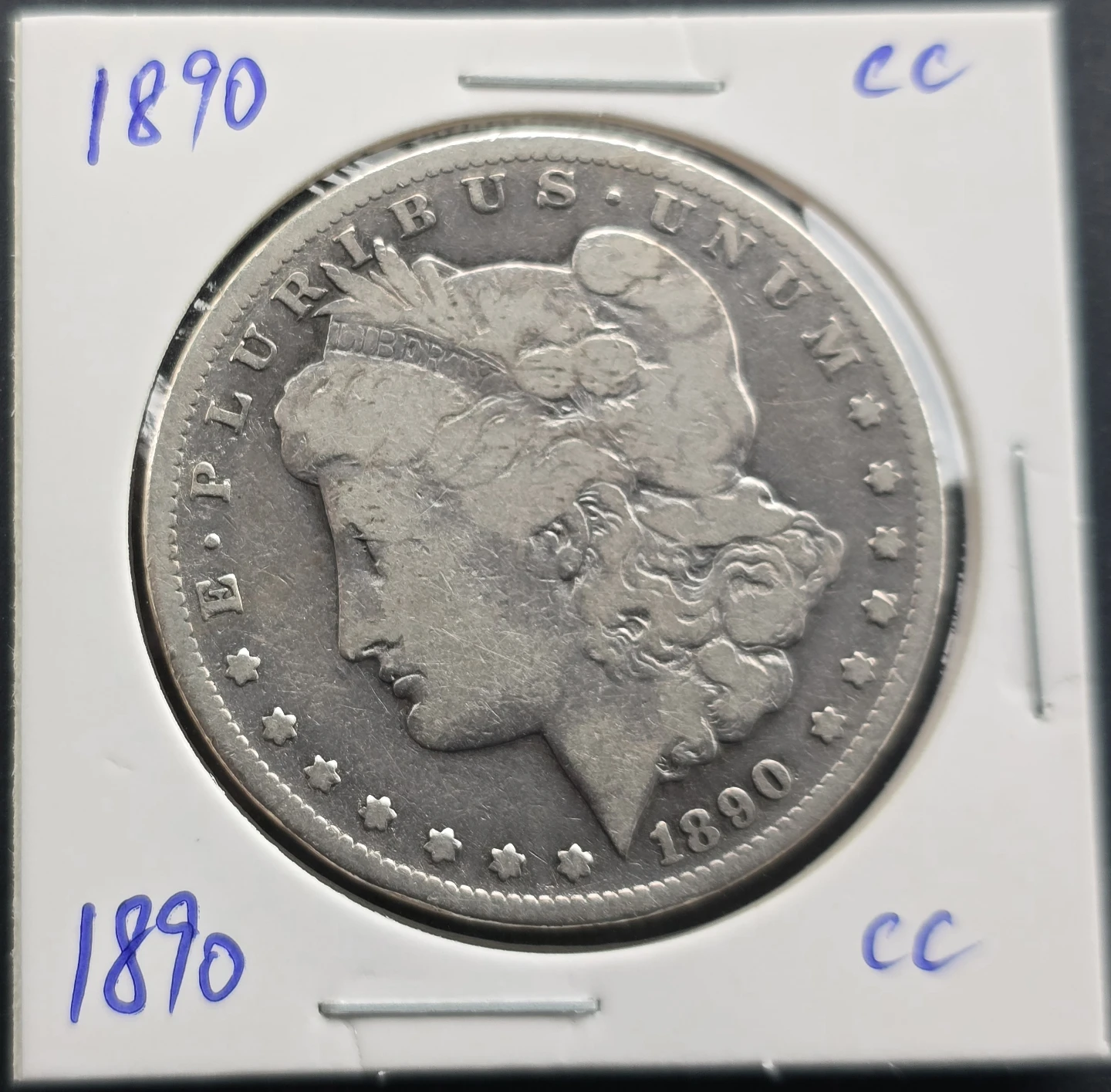 1890-CC Carson City Morgan 90% Silver $$ Very Fine Details!! - photo 5